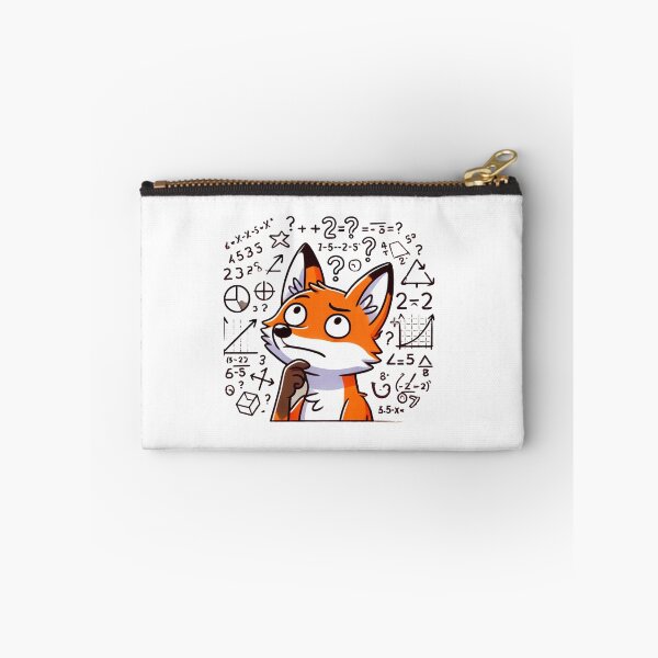 Item preview, Confused Fox with Math Equations designed and sold by WildWaveStylez.