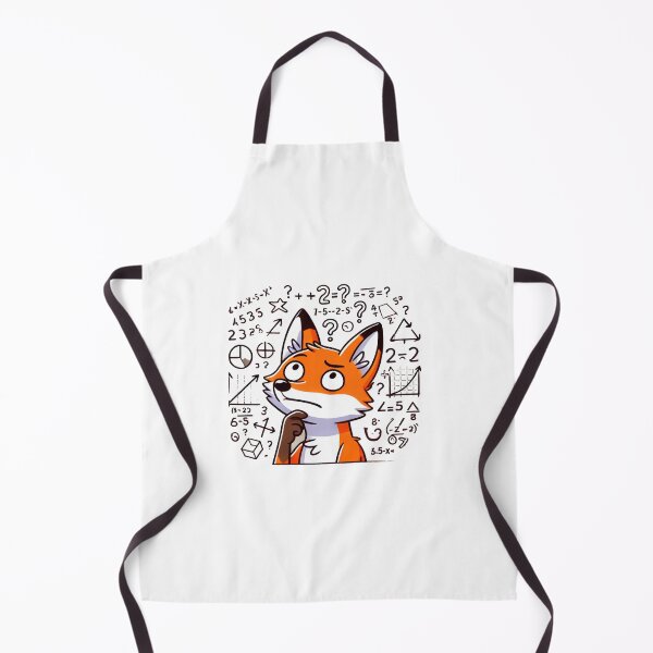 Item preview, Confused Fox with Math Equations designed and sold by WildWaveStylez.