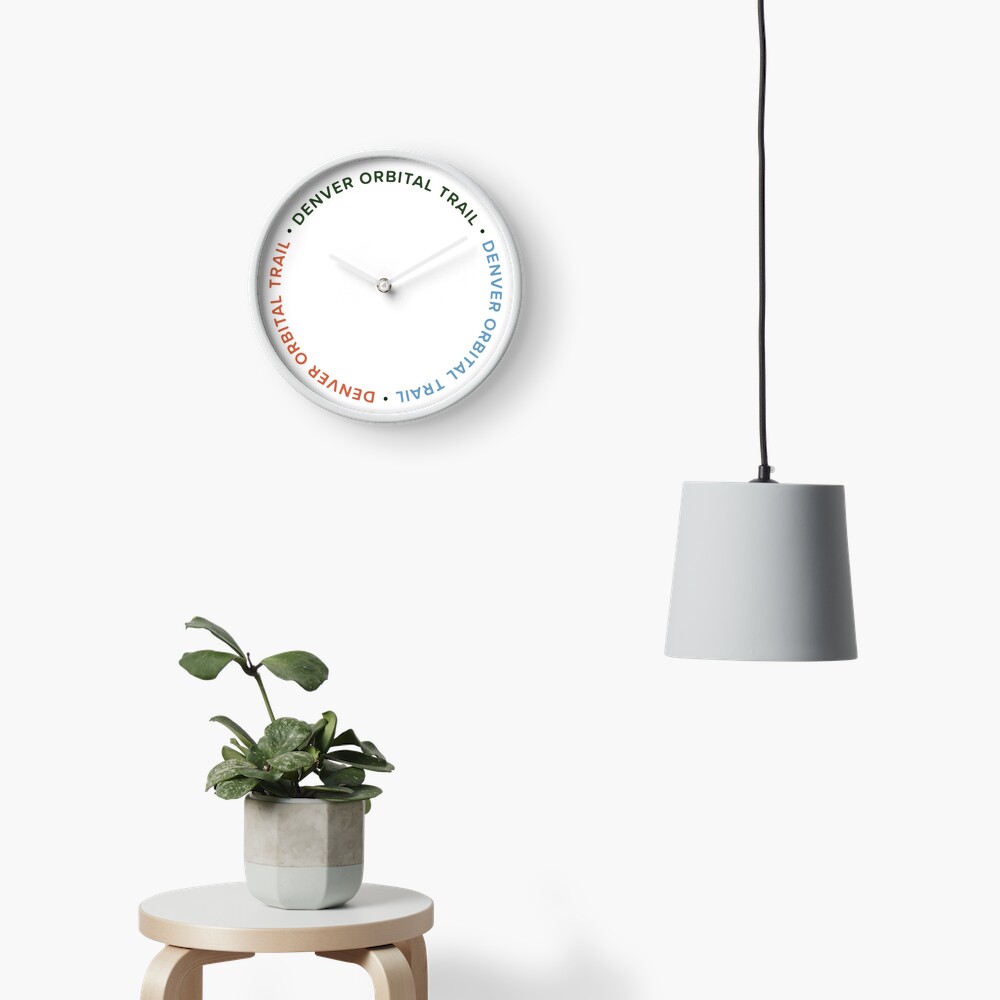 Item preview, Clock designed and sold by DenverOrbital.