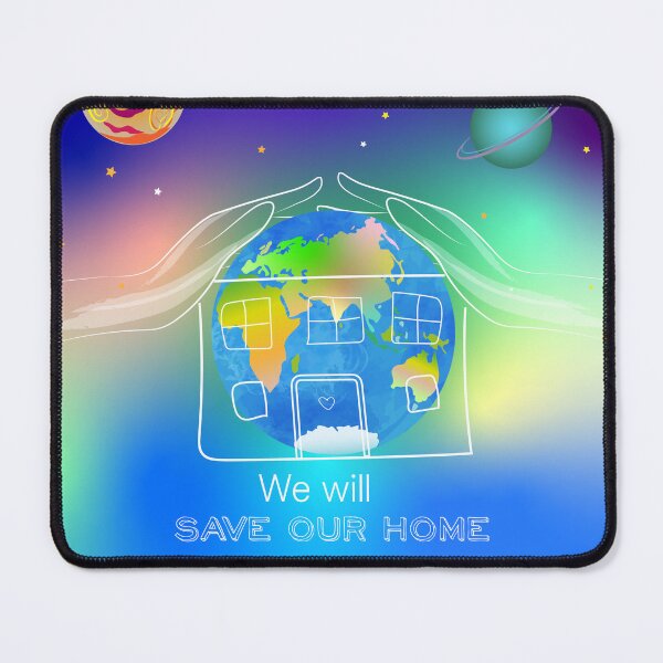 Item preview, Let's save our home. Eastern Hemisphere of the Earth designed and sold by amatiana.