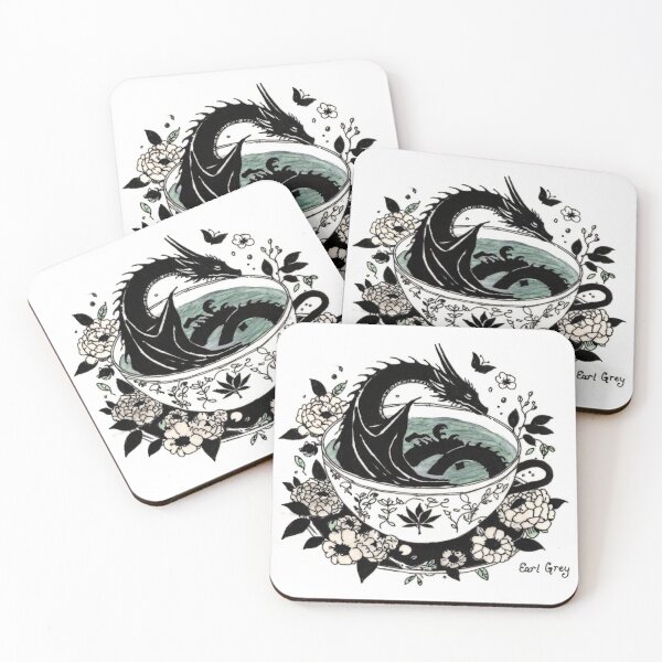 Item preview, Earl Grey Dragon designed and sold by Scribbles & Doodles by Jinx.