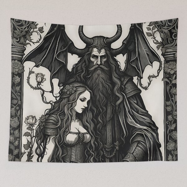 Item preview, The Devil, Shadow, Desire & Liberation designed and sold by Printicato.