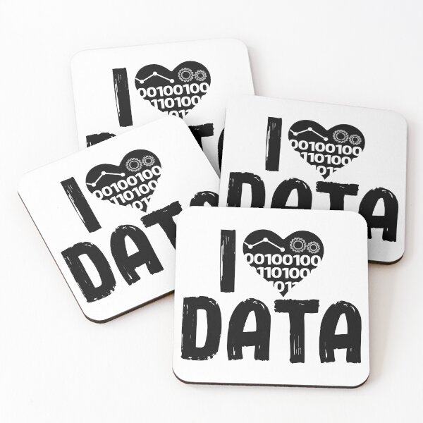 Item preview, Data Encoder – I Love Statistics Gift for Data Science Enthusiasts designed and sold by ScienceCorner.