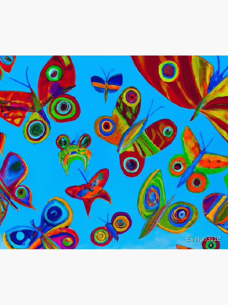 Thumbnail 5 von 5, Mauspad, Schmetterlingstanz - Dance of the Butterflies designt und verkauft von Evelyn3112.