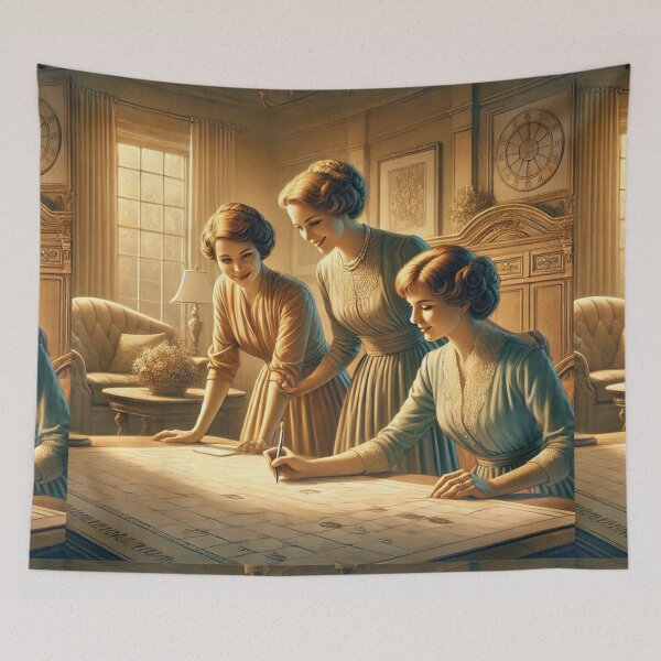 Item preview, The Collaboration of Sister-Wives - Polygamy Artwork Series designed and sold by Meta2Physical.