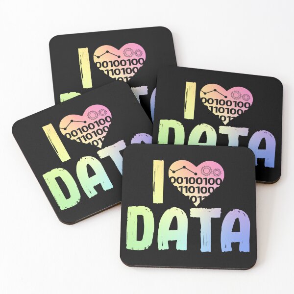 Item preview, Data Encoder – I Love Statistics Gift for Data Science Enthusiasts designed and sold by ScienceCorner.