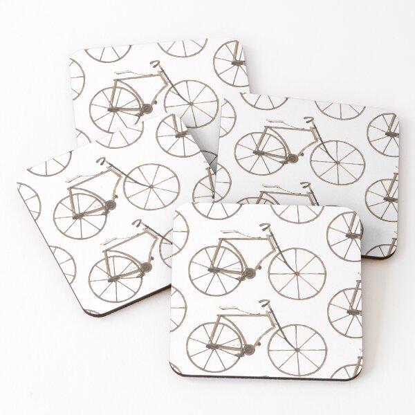 Item preview, Vintage Bicycle Sticker – Classic Charm for Journaling designed and sold by QuteStuffHere.