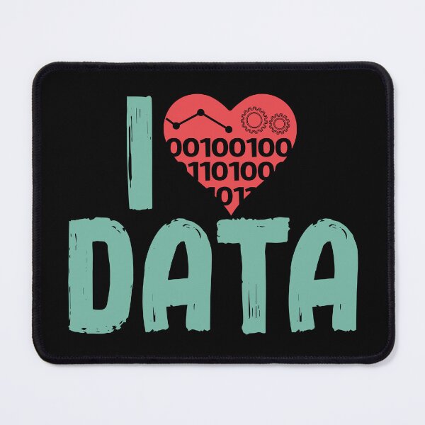 Item preview, Data Encoder – I Love Statistics Gift for Data Science Enthusiasts designed and sold by ScienceCorner.