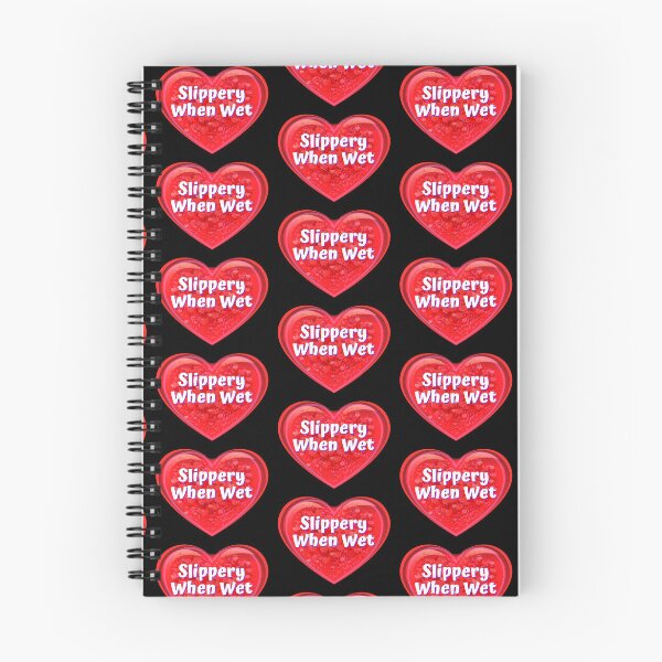 Item preview, HEART:  Slippery When Wet - funny valentines signs designed and sold by DesignsFromTW-S.