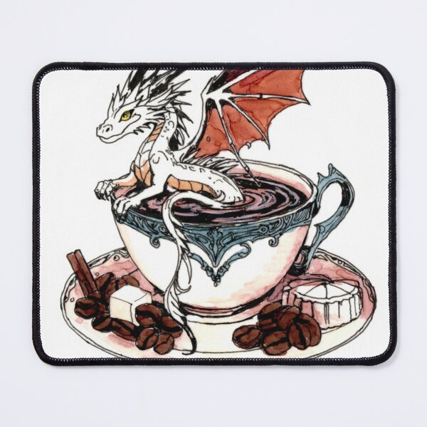 Artikelvorschau, Kaffee Americano Dragon entworfen und verkauft von Scribbles & Doodles by Jinx.