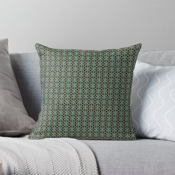 handsome guy pattern Throw Pillow