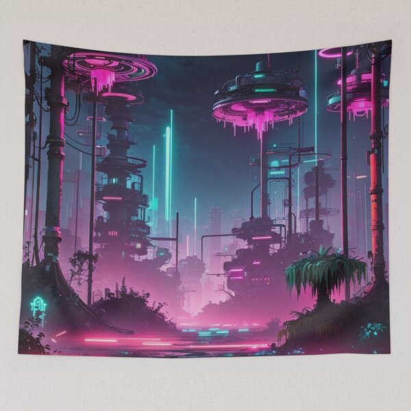 Item preview, 005 Cyberpunk Forest designed and sold by Alexis Art Collection.