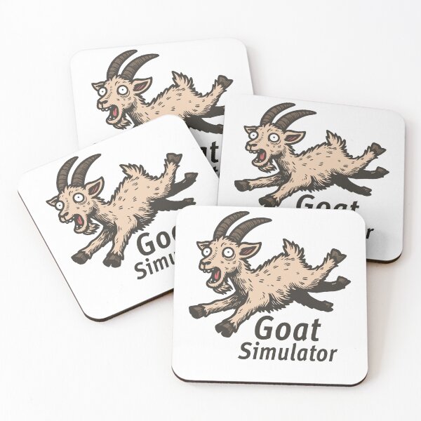 Item preview, Jumping Goat Simulator designed and sold by ChunkByChunk.