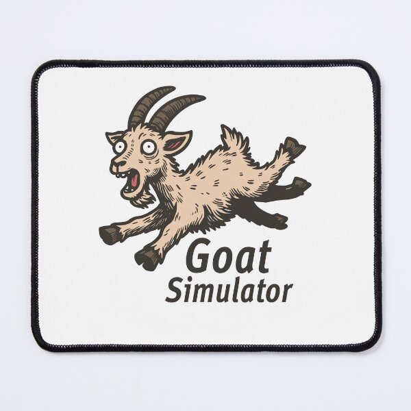 Item preview, Jumping Goat Simulator designed and sold by ChunkByChunk.
