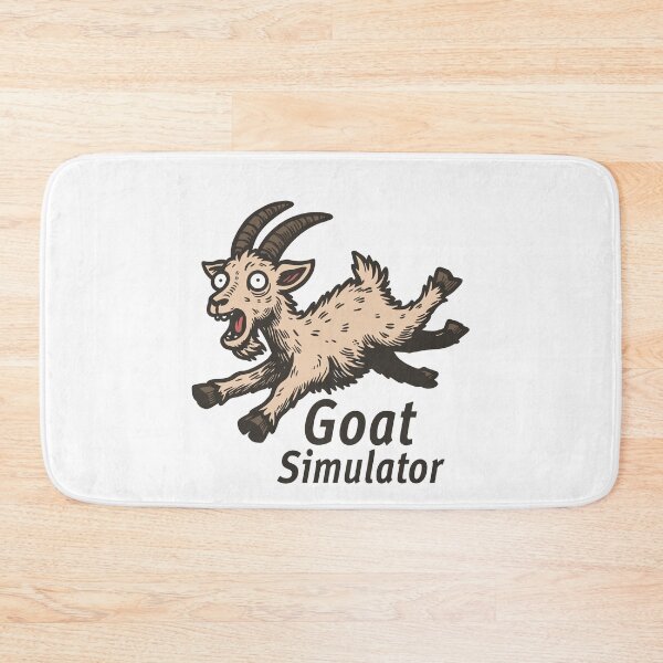 Item preview, Jumping Goat Simulator designed and sold by ChunkByChunk.