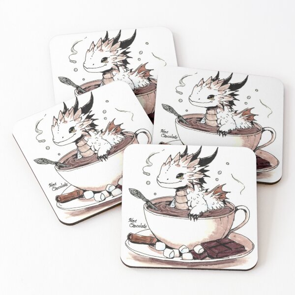 Item preview, Hot Chocolate Dragon designed and sold by Scribbles & Doodles by Jinx.