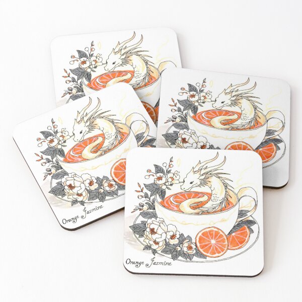 Item preview, Orange Jasmine Dragon designed and sold by Scribbles & Doodles by Jinx.