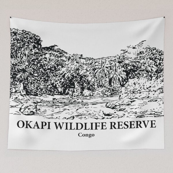 Item preview, Okapi Wildlife Reserve - Congo designed and sold by Lakeric Cityscapes.