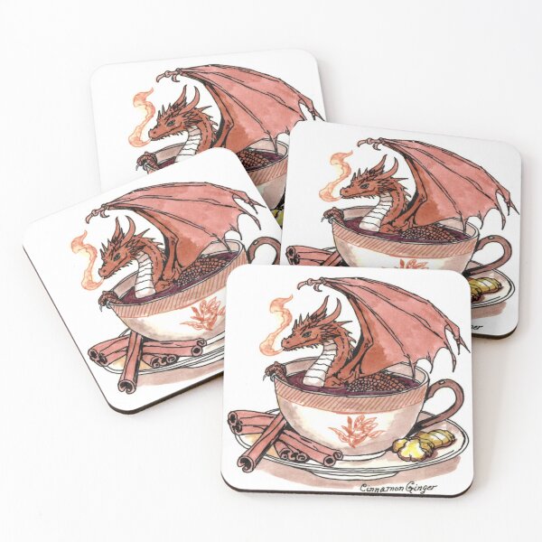 Item preview, Cinnamon Ginger Dragon designed and sold by Scribbles & Doodles by Jinx.