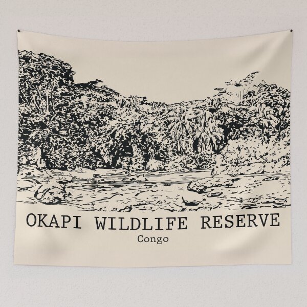 Item preview, Okapi Wildlife Reserve - Congo designed and sold by Lakeric Cityscapes.