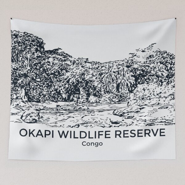 Item preview, Okapi Wildlife Reserve - Congo designed and sold by Lakeric Cityscapes.