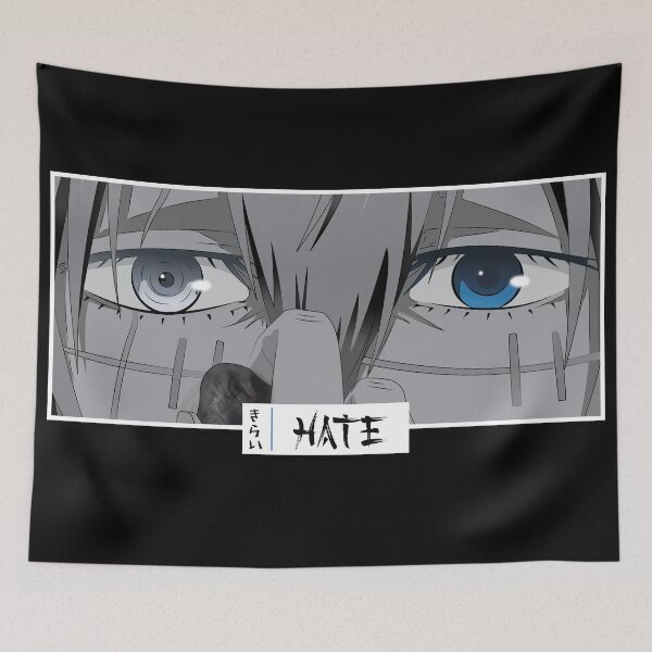 Item preview, Hate Anime Eyes Stare Japanese Cozy Manga Panel designed and sold by Otakurypto.