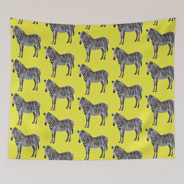 Item preview, G is for Grevy’s Zebra ,Grevy’s Zebra – Distinctive African Plains Zebra Wildlife Illustration designed and sold by PrettylittlepastelUk.