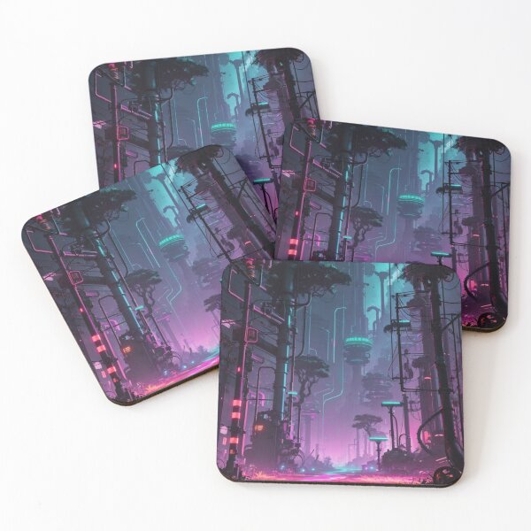 Item preview, 009 Cyberpunk Forest designed and sold by Alexis Art Collection.