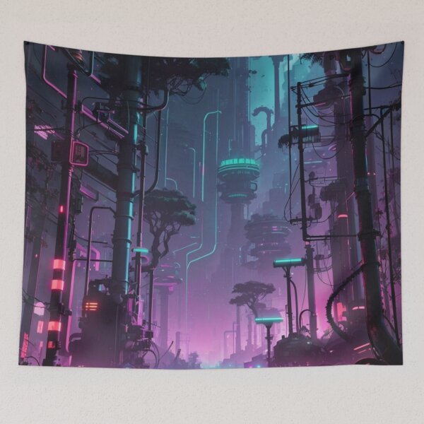 Item preview, 009 Cyberpunk Forest designed and sold by Alexis Art Collection.