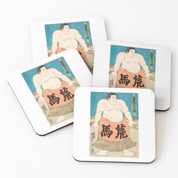 Item preview,  Wrestler Arauma Daigoro sumo vintage Utagawa Yoshitora.  designed and sold by TeeARTHY.