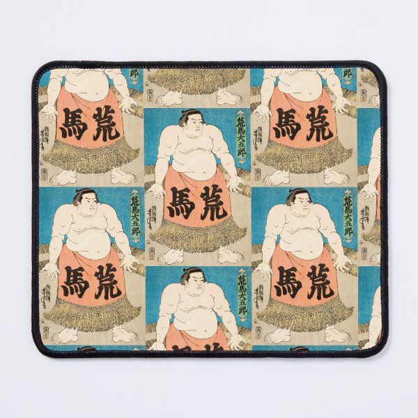 Item preview, Wrestler Arauma Daigoro sumo vintage Utagawa Yoshitora. designed and sold by TeeARTHY.