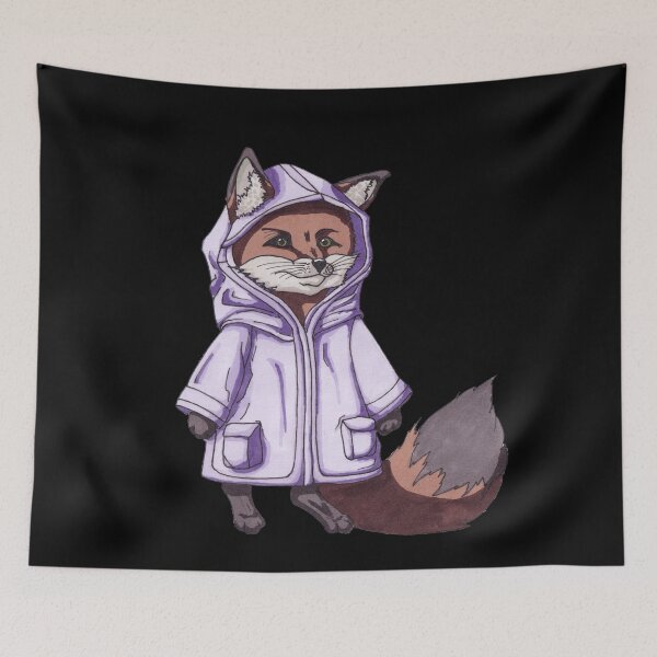 Item preview, Foxie - Fox In The Raincoat designed and sold by RowenaTmT.