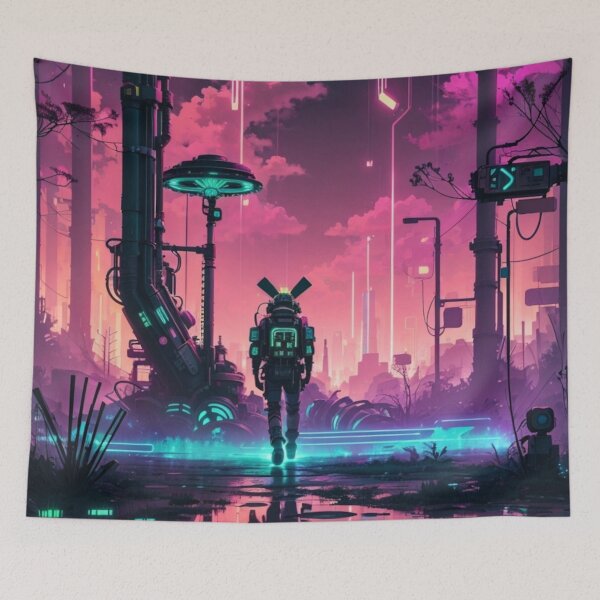 Item preview, 010 Cyberpunk Forest designed and sold by Alexis Art Collection.