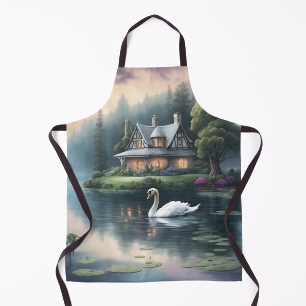 Item preview, 001 A Very Serene Swan Lake designed and sold by Alexis Art Collection.