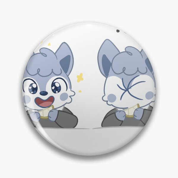 Item preview, Stray Kids (Skzoo) Wolfchan lemon meme sticker designed and sold by Emybbang.