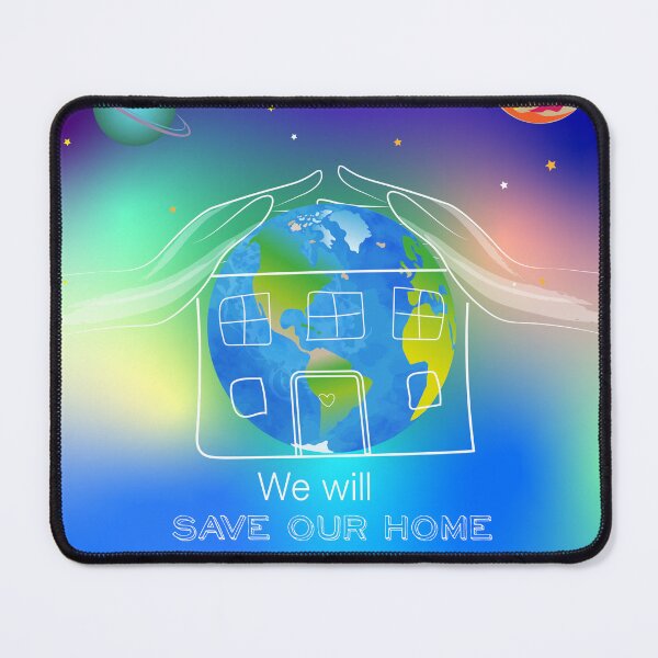 Item preview, Let's save our home. Western Hemisphere of the Earth designed and sold by amatiana.