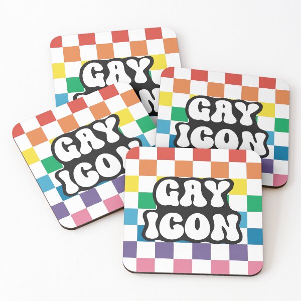 Item preview, Gay Icon Rainbow Squares designed and sold by Giddy Kipper.