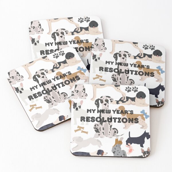 Item preview, My New Year's Resolutions Dog Design Perfect Gift for New Year's Planning And Dog Lovers designed and sold by Fiboarty.