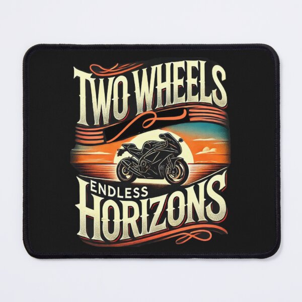 Item preview, Two Wheels, Endless Horizons - Adventure Awaits  designed and sold by mojorisintees.