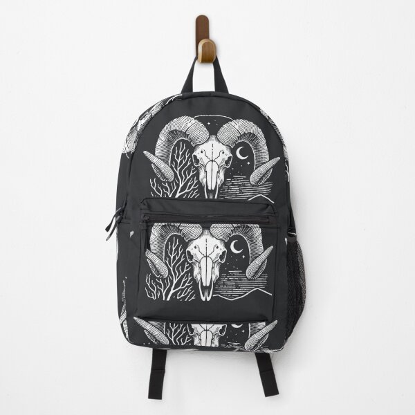Item preview, Ram's Head Skull designed and sold by CreepyCornerArt.