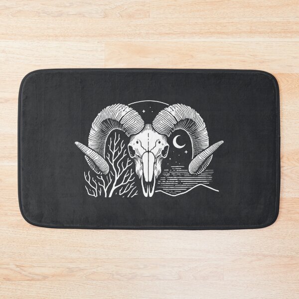 Item preview, Ram's Head Skull  designed and sold by CreepyCornerArt.