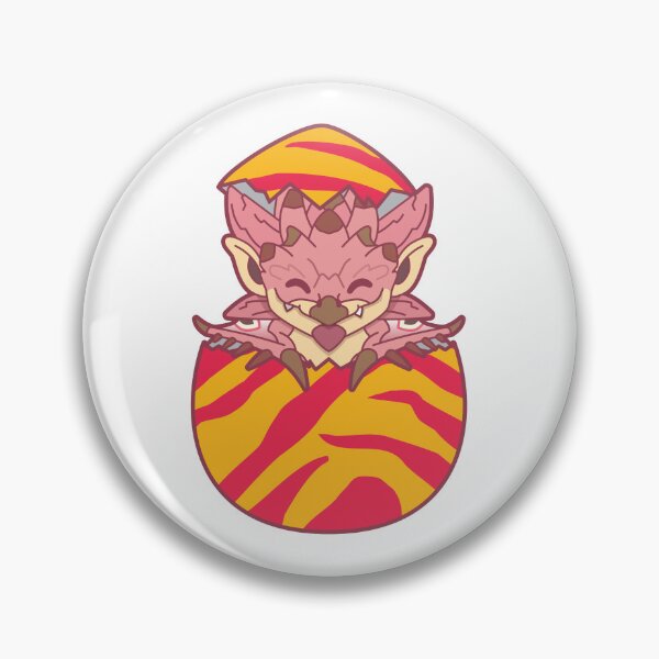 Item preview, Pink Rathian Egg designed and sold by Isabella264.