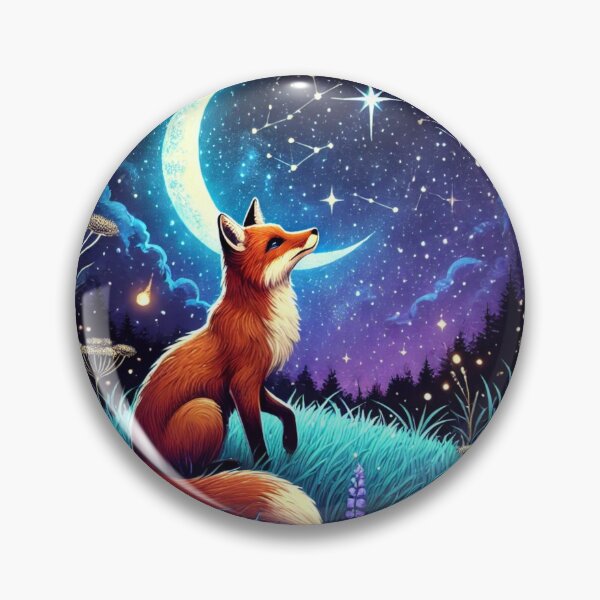 Item preview, Fox Night Stargazing Dreams designed and sold by Nauert's.