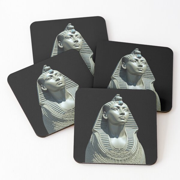 Item preview, Stylized Bust of Egyptian Pharaoh designed and sold by artwaves.