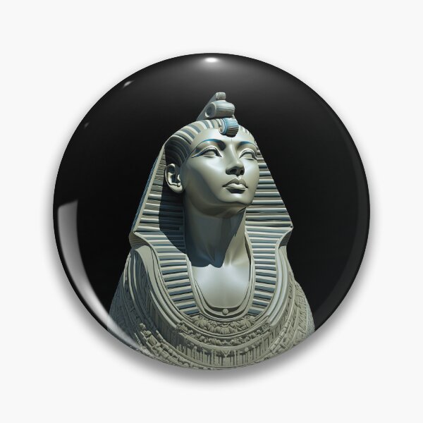 Item preview, Stylized Bust of Egyptian Pharaoh designed and sold by artwaves.