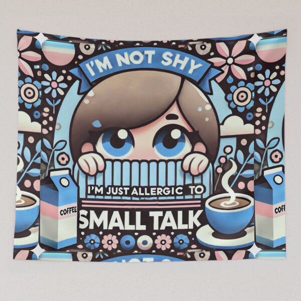 Item preview, Preference for deeper conversations often gets mistaken for shyness designed and sold by cherryfoxy24.