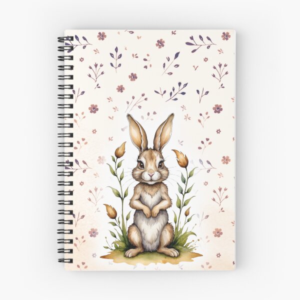 Item preview, Whispy Floral Pattern with Whimsical Bunny designed and sold by Our Bible Journey.