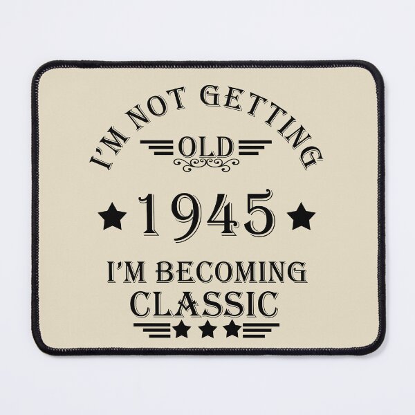 Item preview, Born in 1945 vintage classic birthday happy 80th birthday gift designed and sold by Alexaltay.