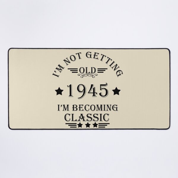 Item preview, Born in 1945 vintage classic birthday happy 80th birthday gift designed and sold by Alexaltay.