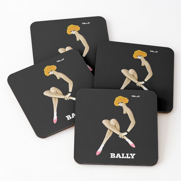 Item preview, Bally Shoes Retro Vintage Fashion Poster Print designed and sold by Design Atlas.